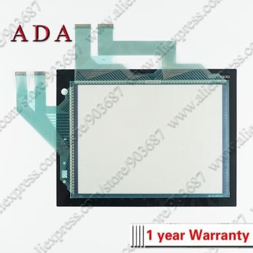 Touch Panel Screen Glass Digitizer for Mitsubishi GT1585-VNBA GT1585-VNBA-C Touchscreen with Front Overlay Protective Film