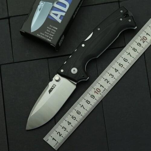 AD10 Folding Knife Outdoor Camping D2 Blade G10 Handle Hunting Fishing Survival Tactical Knives Pocket Gift Fruit Knife EDC Tool