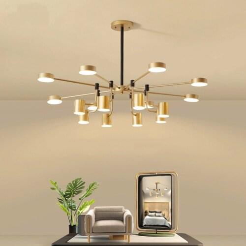 Modern Minimalist Atmosphere Living Room Chandelier Nordic Style Bedroom Dining Room Lamp Creative Magic Bean Chandelier