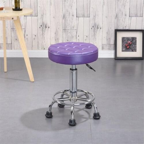 Salon Stool Hairdressing Barber Chair Beauty Swivel Lift rotary bar stool bar stool printing beauty stool High Bar Stool