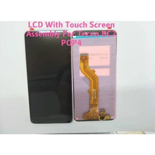 No Dead Pixel 100% Tested 6.0" LCD For Tecno Pop 4 BC2 LCD Touch Screen Digitizer Assembly For Tecno Pop 4 BC2 Replacement