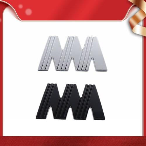 3D Premium M logo for Land Cruiser Prado LC200 FJ200 M car Engine Hood Fender trunk Tail Rear Bonnet Decal Emblem Badge Sticker