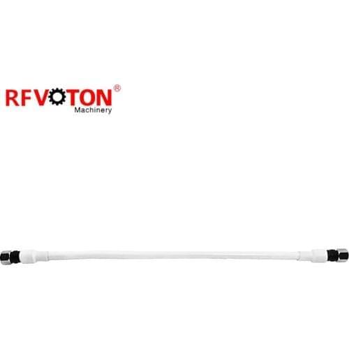 Free shipping 5pieces RF Coax RG6 Cable Assembly with F male to F male plug Connector for Jumper Cable 30cm long