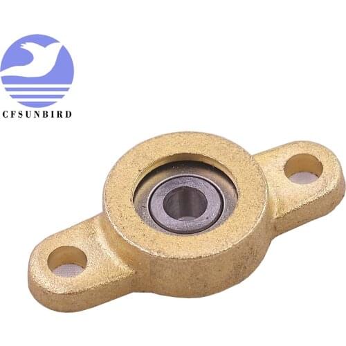 CFSUNBIRD 3d printer wholesales 10pcs 10mm caliber zinc alloy bearing KFL10 FL10 flange bearing with pillow block