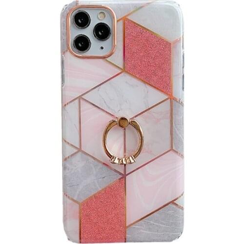 Applicable Apple 11pro Mobile Phone Shell Xsmaxiphone8plus Drop-Resistant Dustproof Stripes,Geometric,Electroplated Marbling