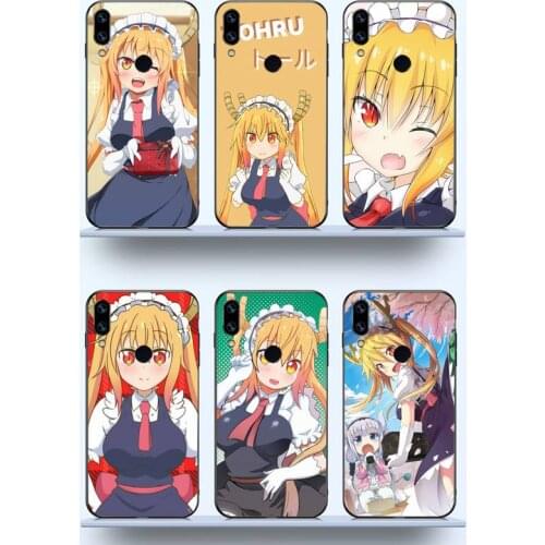 Miss Kobayashis Dragon Maid Phone Case For Xiaomi Redmi note 7 8 9 t max3 s 10 pro lite funda shell coque cover