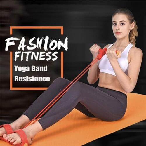 Fitness Resistanc Elastic Pull Ropes Exerciser Rower Belly Resistance Band Home Gym Sport Training Elastic Bands expander