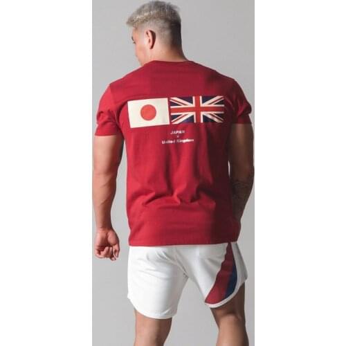 Lyft Sports Short Sleeve Mens Cotton Half Sleeve Fitness T-shirt Loose Running Clothes Breathable Training Casual Top Fashion