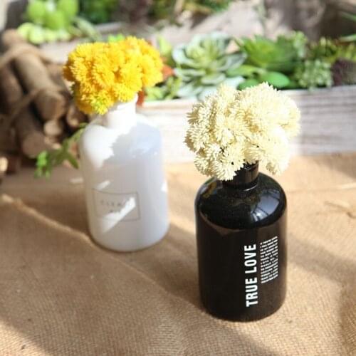 Simulation Fake Soft Glue Rice Fruit Wedding Succulent Plants Home Garden Decoration Artificial Hydrangea Flower