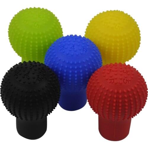 Kutery Universal Car Gear Shift Collars Silicone Floating-point Antiskid Roundness Dustproof Protective Lever Knob case Cover