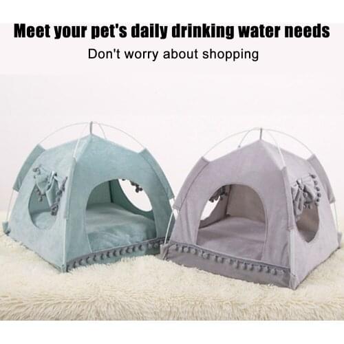 Cat Bed House With Removable Mattress Super Soft Dog Cozy Sleeping Bag Cats Nest Kennel Kitten Puppy Tent Cat Cage Pet Supplies