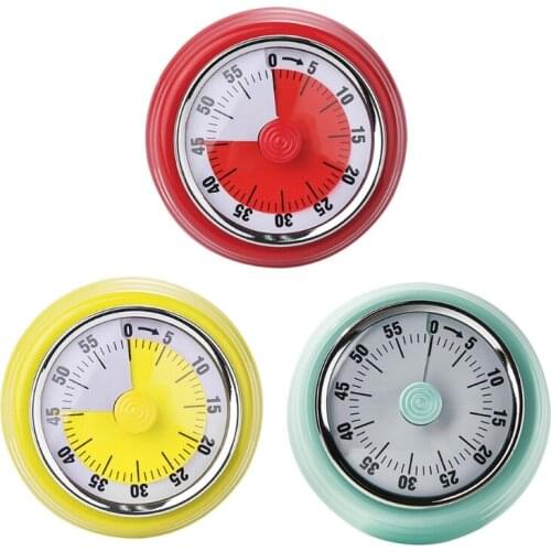 Kitchen Timer No Battery Green/Red/Orange Powerful Magnet Time Counting Lould 896B