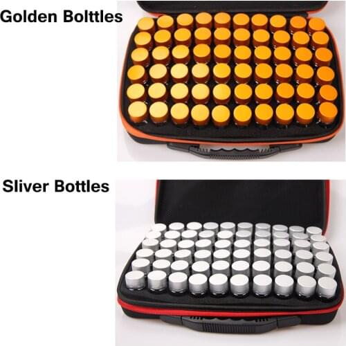 60Bottles Full Square DIY DIamond Painting Box Container Storage Carry Case Holder Hand Bag Zipper Design Shockproof Durable