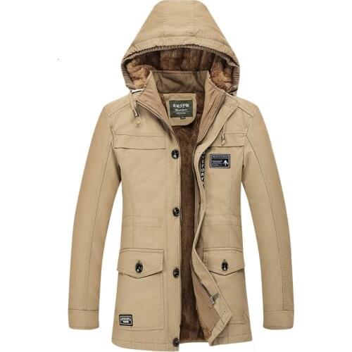 Winter Will Code Increase Down Jacket Mens Even Hat Pure Cotton Loose Coat Man Long Fund Windbreaker Jacket