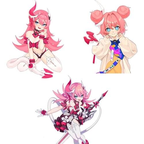 Three Ratels CA71 Honkai Impact 3rd Liliya Olenyeva Sticker For Vehicle Fuel Tank Cover Car laptop Decor Sticker Kid Toy Decal