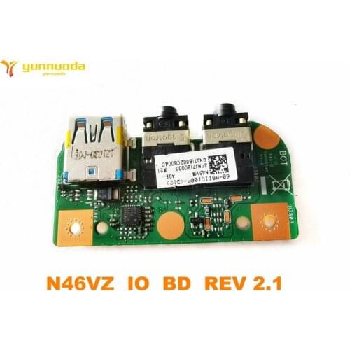 Original for ASUS N46VZ USB board Audio board N46VZ IO BD REV 2.1 tested good free shipping