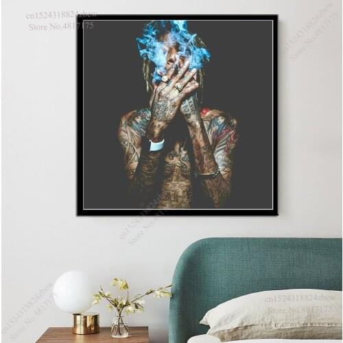 Wiz Khalifa Poster Rapper Singer Music Album Fucc Day Deal or No Deal Canvas Painting Wall Art Posters and Prints Home Decor