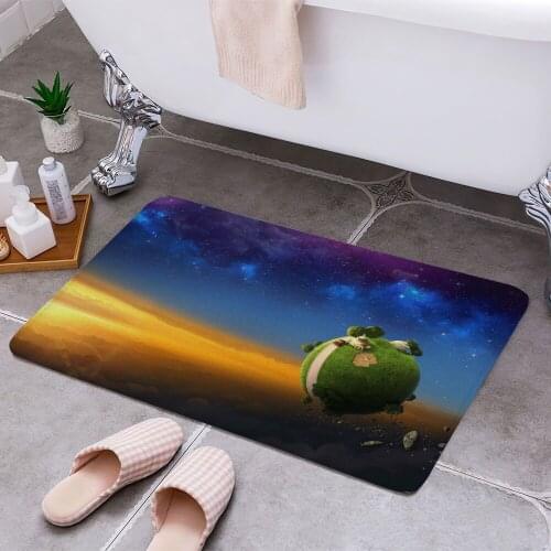 King Kai Planet Anti-slip Doormat Vacuuming Water Absorbing Kitchen Bedroon Bath Floor Mats Home Entrance Home Decora