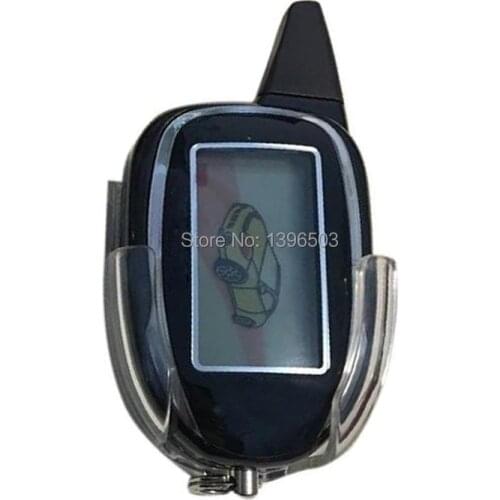 M7 LCD Remote Control Keychain with Body Holder for Russian 2 way car alarm system Scher-Khan Magicar 7 Scher Khan M7 Key Chain