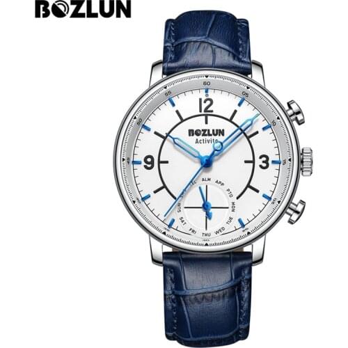 Bozlun luxury Smart Watch Fashion Quartz Watches Watch S Intelligent Reminder 30M Waterproof Long Battery Life Sports Smartwatch