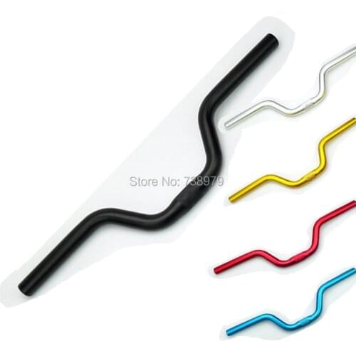 Mountain bike cycling alloy track fixie Bicycle handlebar 25.4mm clamp Riser Bar road Track Handlebar swallow shaped bend bar
