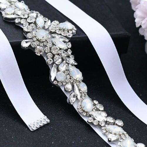 S462 Retro Rhinestone Wedding Belts Bride Dress Accessories Bachelorette Birthday Party Prom Evening Dresses Sash Girl Jewelry