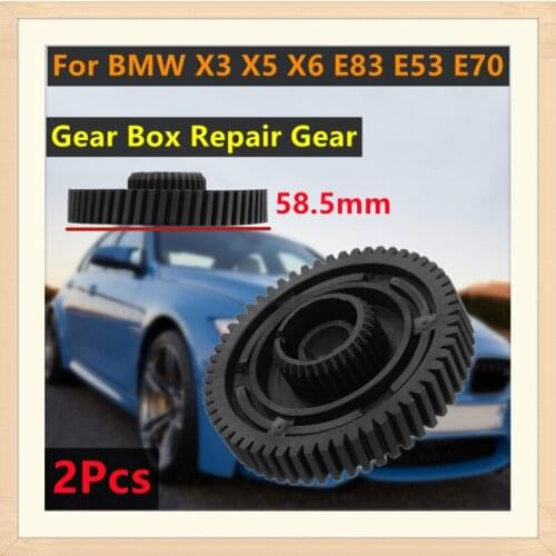 2Pcs Car Transfer Case Motor Gear Actuator Motor Repair Gear Box Servo For BMW X3 X5 X6 E83 E53 E70 27107566296 8473227771