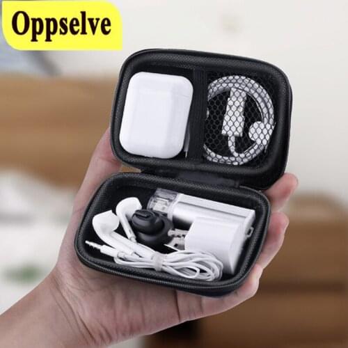 Travel Digital Earphone Storage Bag For USB Cable Charger Earbuds Waterproof Headphone Accessories Organizer Case For Ear Pads