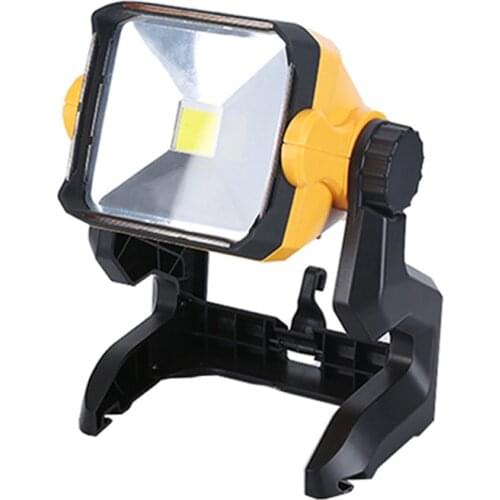 For DeWalt Makita Ryobi 18V 20V Led Portable Spotlight Super Bright Led Work Light Rechargeable Lampe Led light by Tool battery