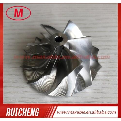 TD04HL reverse 42.00/56.02mm 6+6 blades turbo billet/milling compressor wheel for 49477-02003