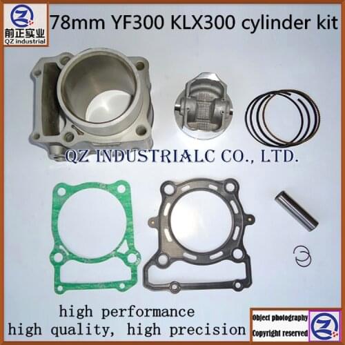 High precision, high performance and high quality STD. 78mm for Loncin YF300 for Kawasaki KLX300 cylinder kit