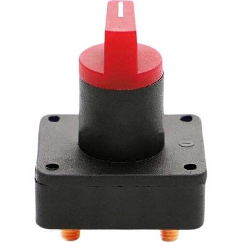 1Pc 100A Battery Isolator Switch Disconnect Cut Off Kill Switch For RV Boat Car Truck Auto Yacht Battery Cut Off Switch