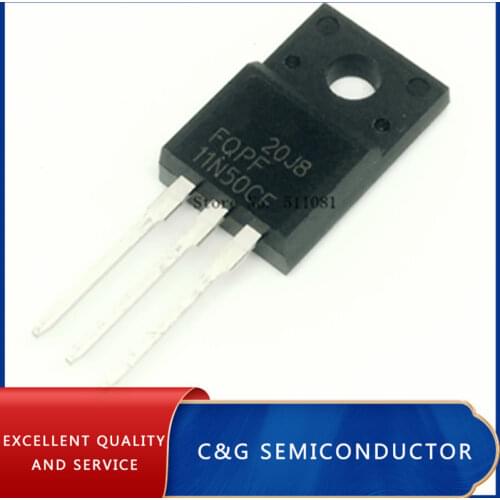 5pcs FQPF11N50CF TO-220F 11N50CF TO-220 11N50 FQPF11N50 FQPF11N50C