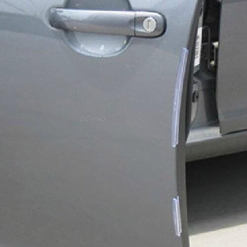 8pcs Car Sticker Door Edge Strip Scratch Protector Guard for fiat punto 500 bravo freemont stilo panda ducato linea accessories