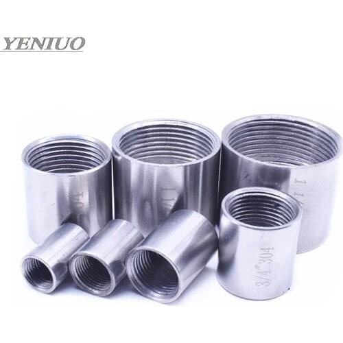 Water connection Adpater 1/8" 1/4" 3/8" 1/2" 3/4" 1" 1-1/4" 1-1/2" Female Threaded Pipe Fittings Stainless Steel SS304