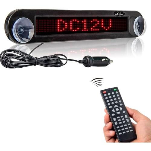 12V RED one line Display Scrol LED Message Display Board for car window