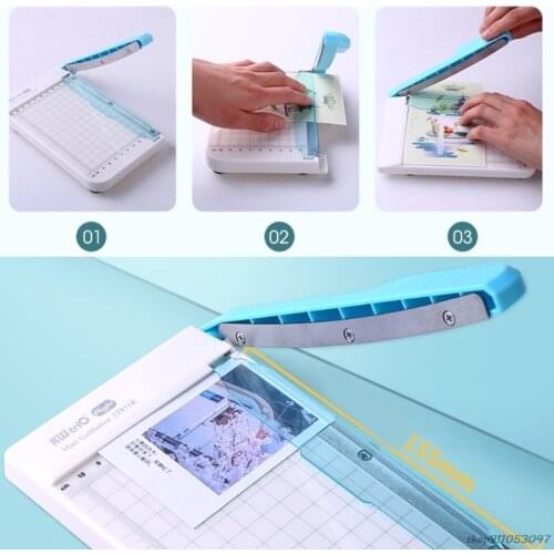 Free Shipping Professional Cutting Machine A4 Paper Guillotine Trimmer Home Office School Paper Photo Cutter Tools 21 wholesales