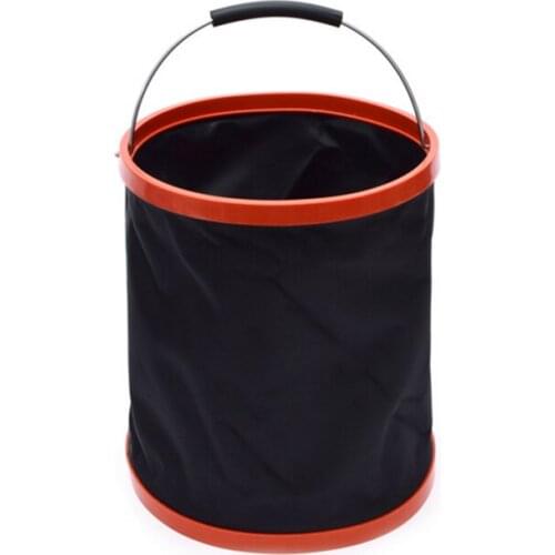 Car wash bucket 12L large folding telescopic barrel car home outdoor portable fishing bucket cleaning tool