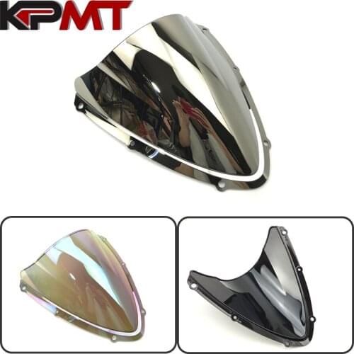 For Suzuki GSXR GSX-R 600 750 GSXR600 GSXR750 K8 2008 2009 2010 08 09 10 Motorcycle Black Windscreen Windshield Accessories