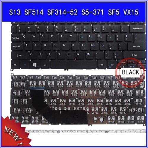 Laptop Keyboard For ACER S13 SF514 SF314-52 S5-371 SF5 VX15 Notebook Replace Keyboard