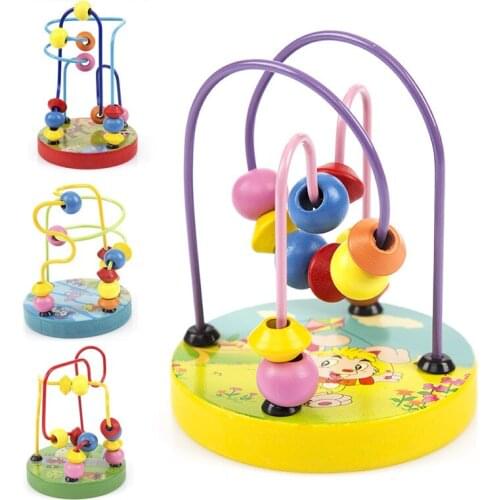 Beads round bead game, Mini round bead animal educational toys, hand-eye coordination, Childrens educational toys