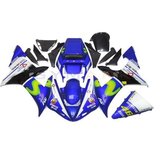 The new Movistar full car fairing kit for motorcycles, for Yamaha YZF1000 YZFR1 YZF R1 02 03 2002 2003