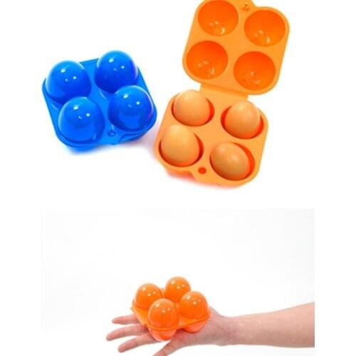 ZK30 Dropshipping Camping Tableware Outdoor Portable Camping Hiking Picnic BBQ Travel Kitchen Egg Container Egg Storage Boxes