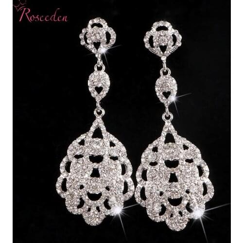 ROSEEDEN Women's Silver Earrings