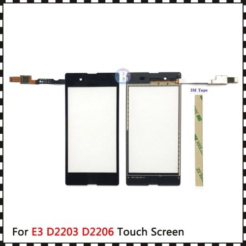 High Quality 4.5" For Sony Xperia E3 D2203 D2206 Touch Screen Digitizer Front Glass Lens Sensor Panel