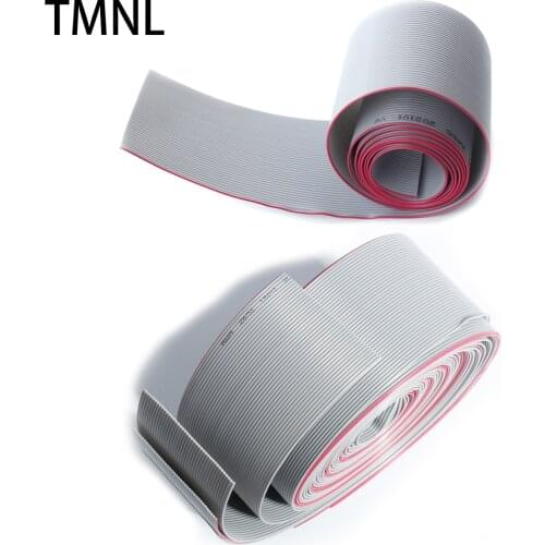 Gray 1Meter 40P PITCH Color Flat Ribbon Cable Rainbow DuPont Wire FC Dupont JST-XH wiring Line Jumper Arduino Circuit connection