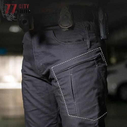 77City Killer Tactical Pants Men IX8 Military Waterproof Wear-resistant Trousers Cargo City Commute Multi-pocket Mens Joggers