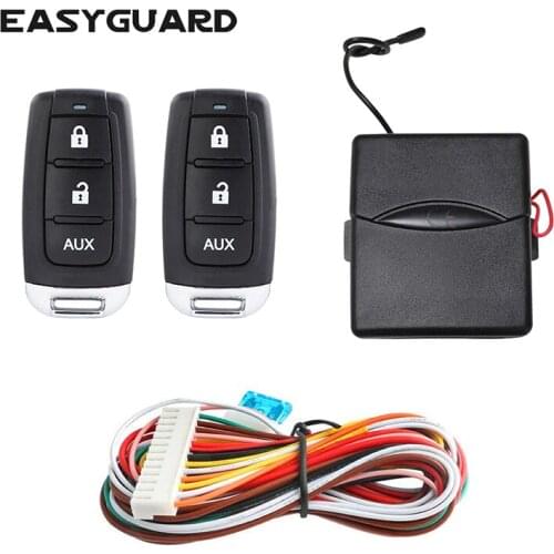 EASYGUARD Universal version car keyless entry system remote lock unlock, remote trunk release & remote car locating