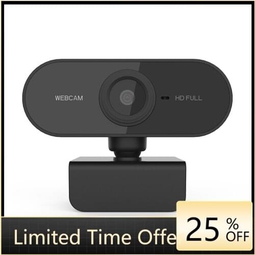 Webcam 1080P High-definition Webcam, Used for Microcomputer Game Live Video Call Conference Work and With Microphone USB Plug