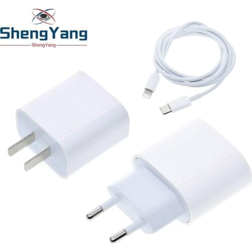 18W PD USB Type C Charger Adapter For iPhone 11 Pro XR X XS Max 8 Plus Fast Charging EU US Plug Travel Charger for Apple